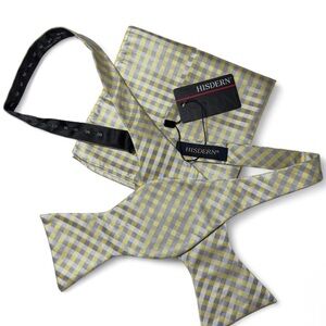 Hisdern- Pocket Square & Bow Tie set